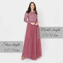 Women's Maya Embellished Sequin Maxi Dress