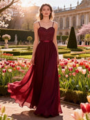 Women's Lace Chiffon Maxi Dress | Wedding Guest & Bridesmaid